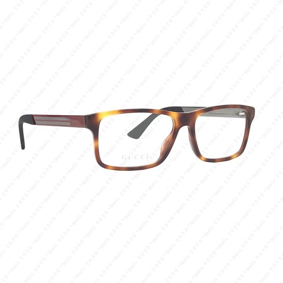 New GUCCI GG0692O 003 55mm Havana Red Eyeglasses - Picture 8 of 11